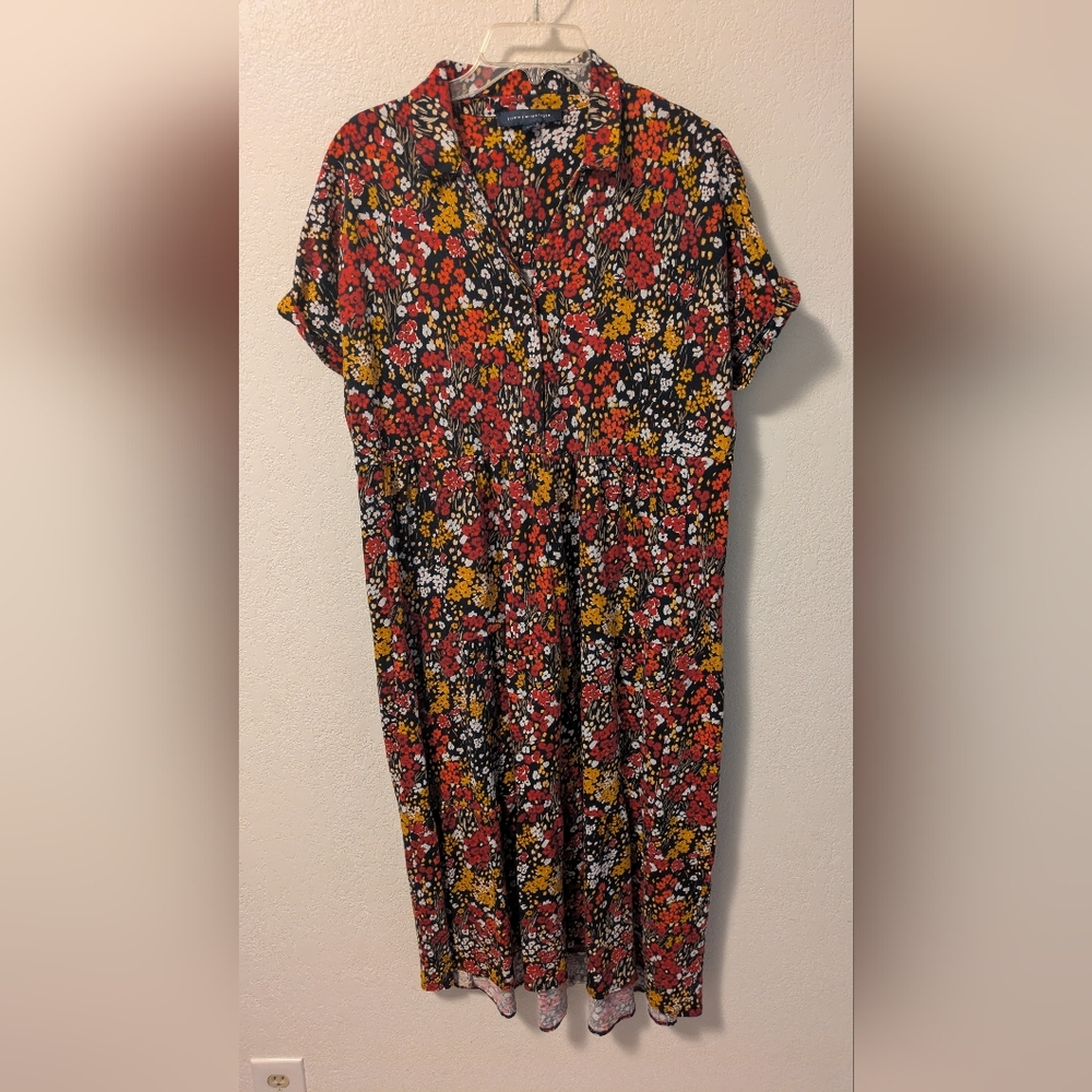 Tommy Hilfiger Floral Midi Dress - Picture 5 of 9